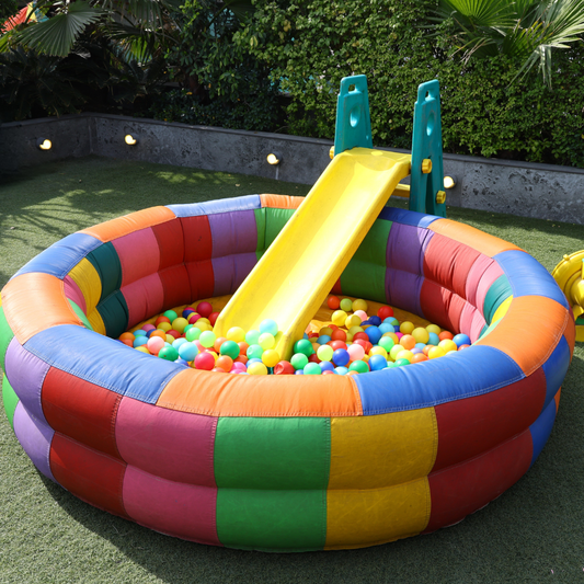 Inflatable Ball Pool with Slide for Kids for Rent