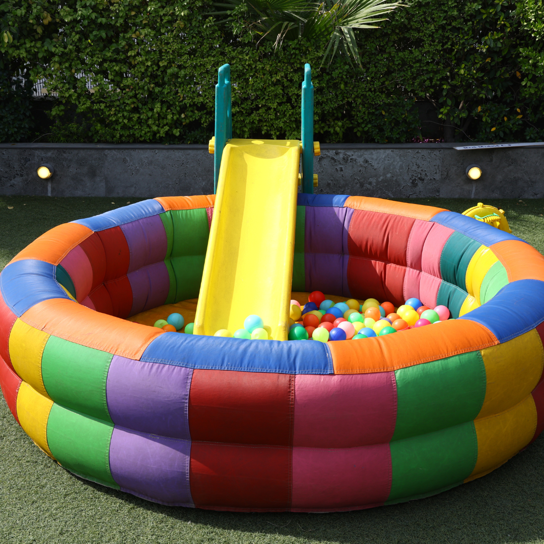 Inflatable Ball Pool with Slide for Kids for Rent