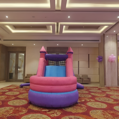 Castle Bouncy Pink & Purple for Kids for Rent