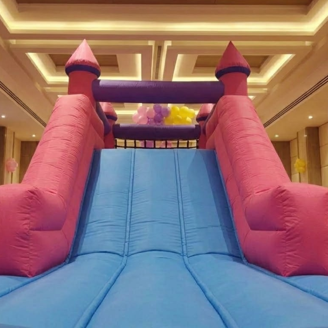 Castle Bouncy Pink & Purple for Kids for Rent