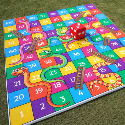 Snakes & Ladder Game with Dice for Rent