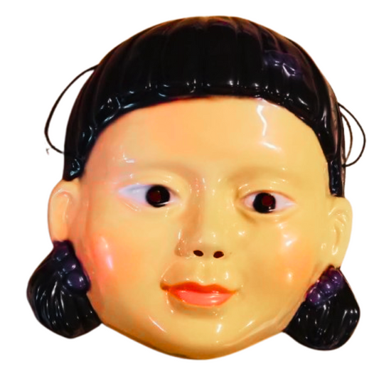 Squid Game Lazer Girl Mask for Kids - 1PC