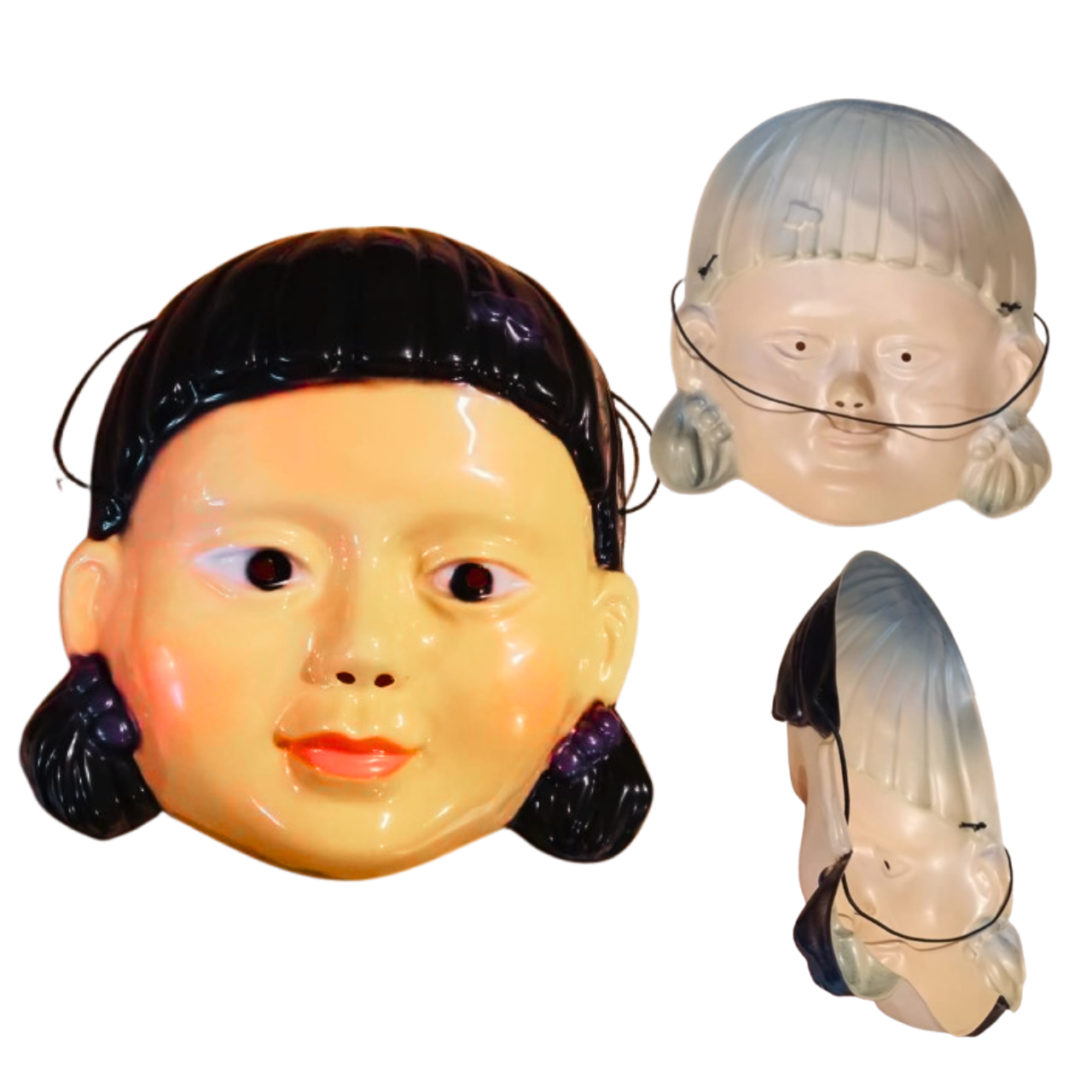 Squid Game Lazer Girl Mask for Kids - 1PC