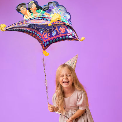 Aladdin Flying Carpet Balloon with Lamp - Helium Quality - 42 inches - PC