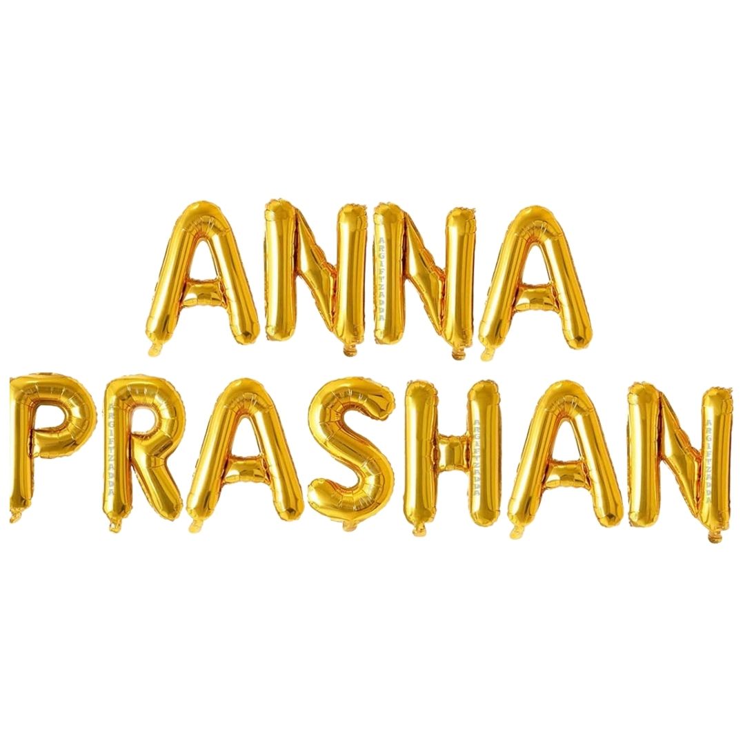 Anna Prashan Balloon Banner Set - Air Filled - 11PC