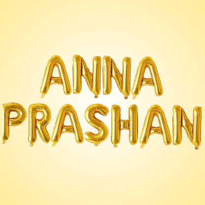 Anna Prashan Balloon Banner Set - Air Filled - 11PC