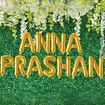 Anna Prashan Balloon Banner Set - Air Filled - 11PC
