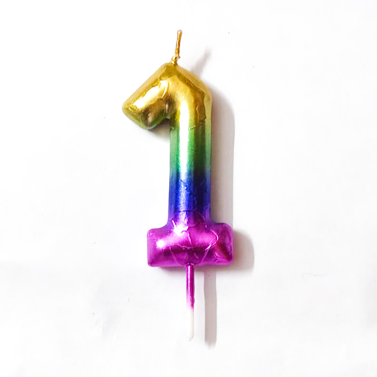Number 1 Multicolored Candle - 1PC
