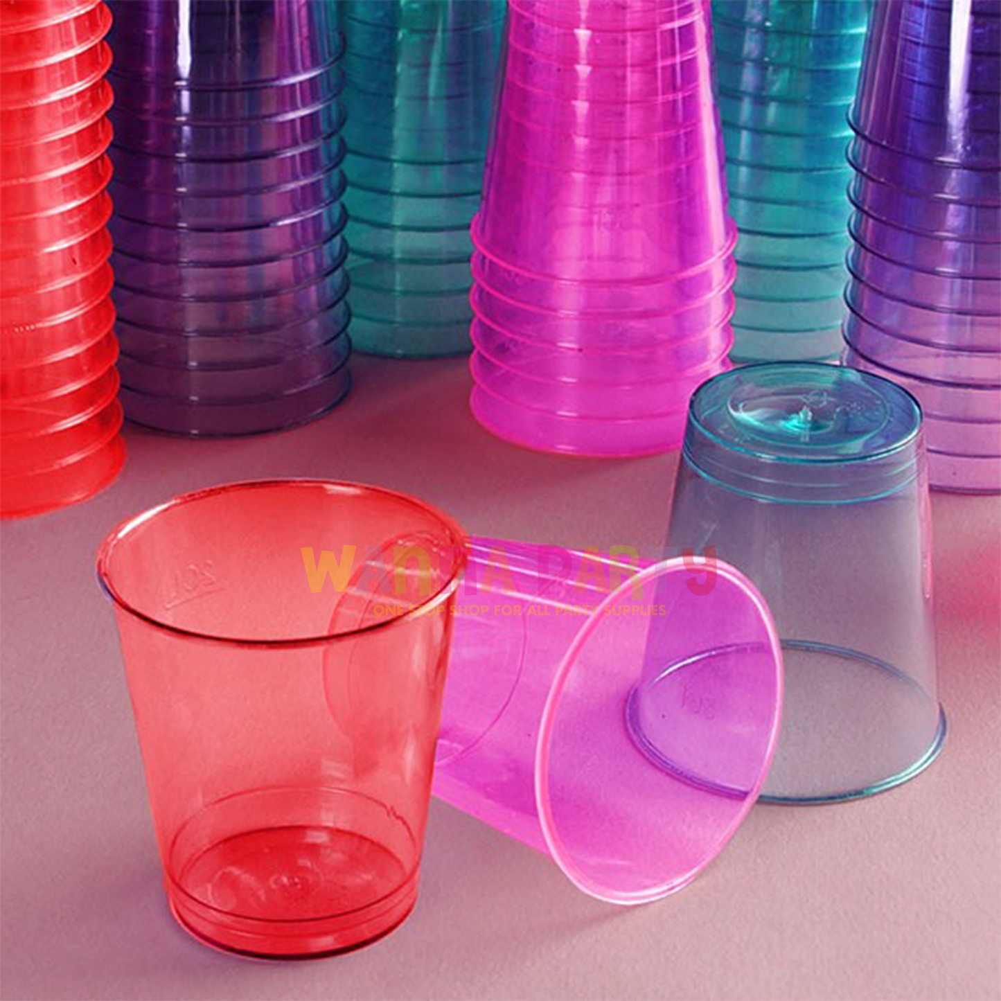 Light Pink Shot Glasses - 30PC