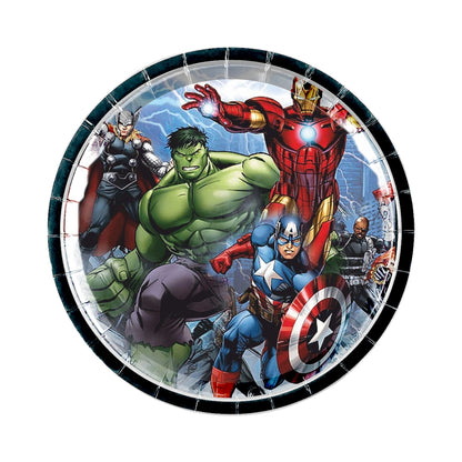 Avengers Theme Party Paper Plates - 9 inches  - 8PC