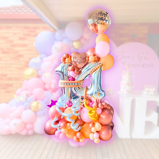 Balloon Bouquet - 14th Birthday