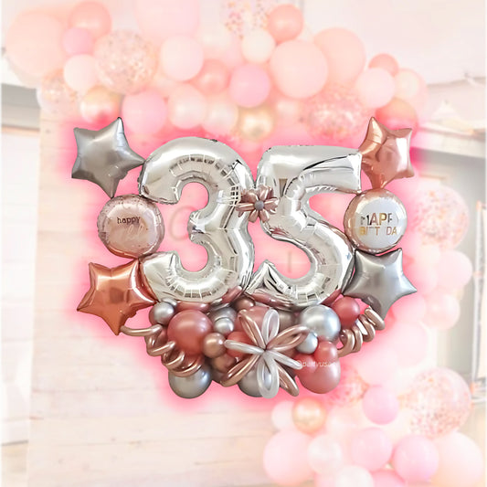 35th Birthday Balloon Bouquet