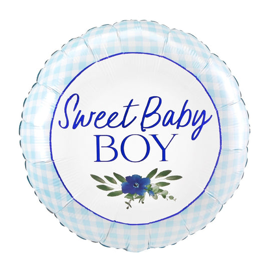 Baby in Bloom Sweet Boy Balloon 18 Inch