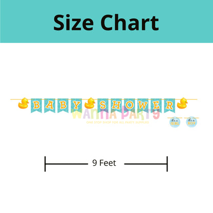 Baby Shower Duckie Letter Banner