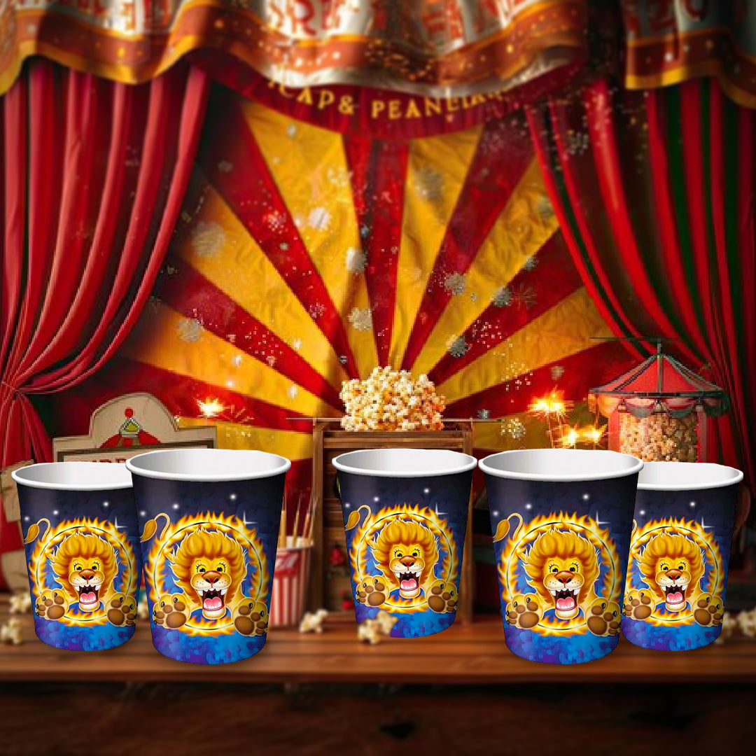 Big Top Birthday 9oz Cups - 8CT