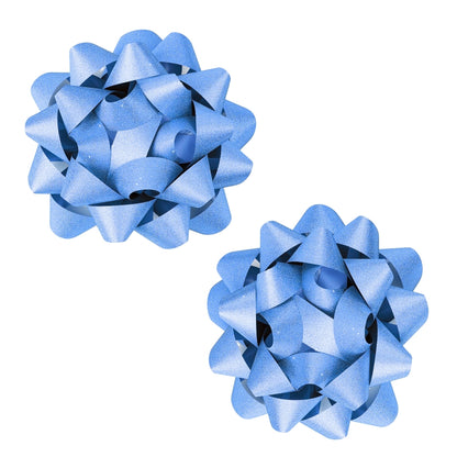 Blue Packaging Bow Ribbbons - 2PC