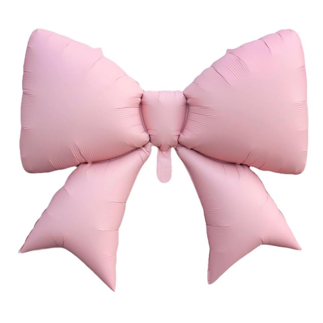 Pastel Pink Bow / Gift Ribbons Shaped Balloon - 30 inches - Helium Quality - 1PC