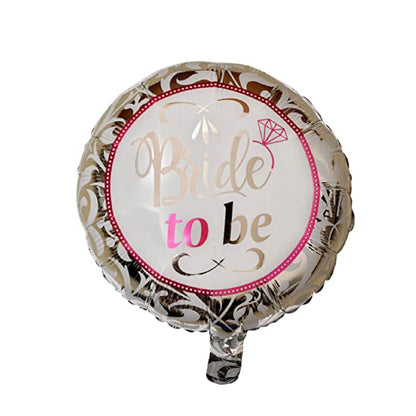 Bride To Be Silver Foil Balloon - 18 inches - 1PC