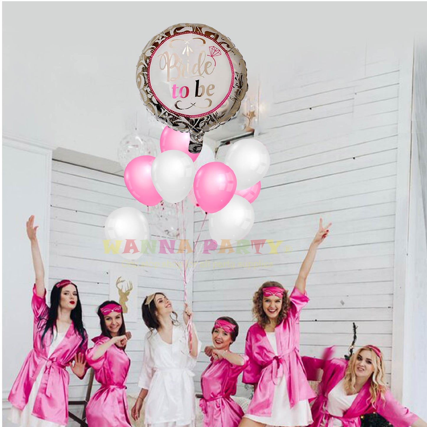 Bride To Be Silver Foil Balloon - 18 inches - 1PC