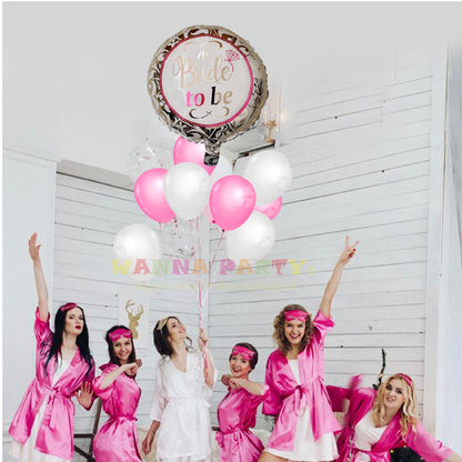 Bride To Be Silver Foil Balloon - 18 inches - 1PC