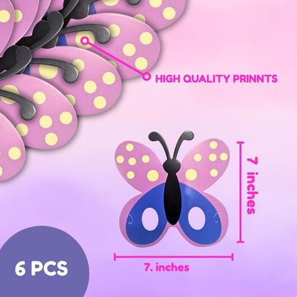 Butterfly Eye Masks - 6PC