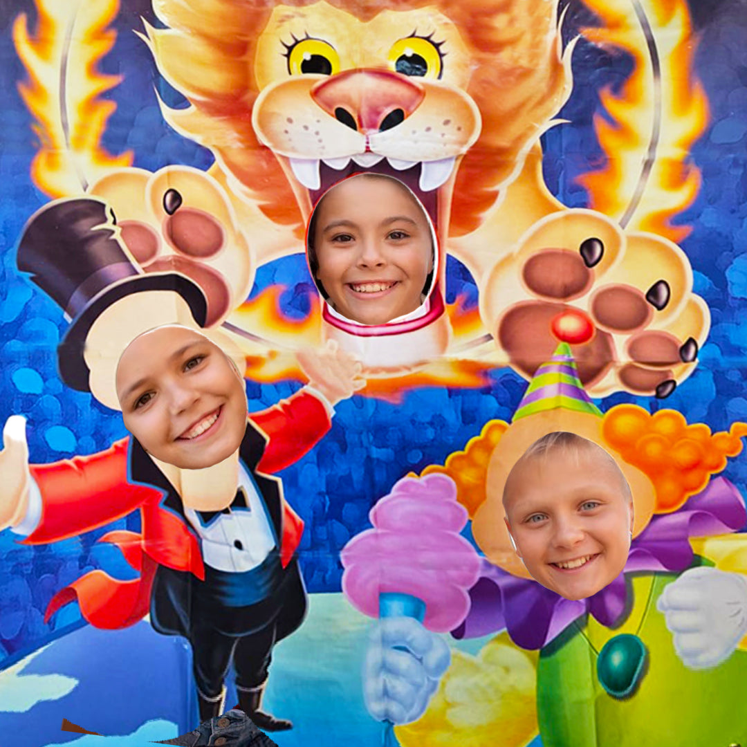 Circus Theme Photo Cutout Hanging for Photo Prop - 1 PC
