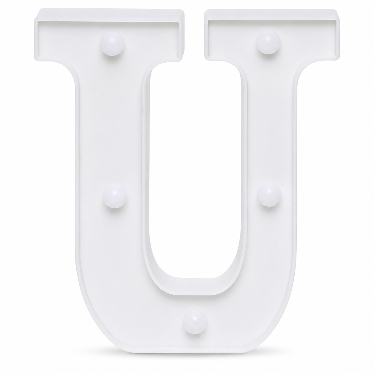 LED Marquee Letter U Lights