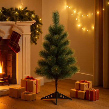 Christmas Pine Tree with Golden Glitter Dust - 3FT