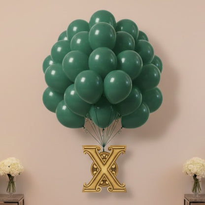 Dark Green Latex/Rubber Balloons - 10 inches - 20PC