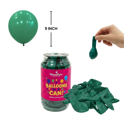 Dark Green Latex/Rubber Balloons - 10 inches - 20PC