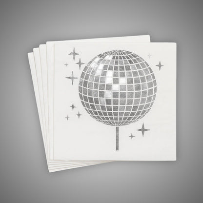 Disco Theme Party Paper Npakins - 20PC