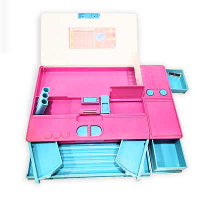 Disney Princess Dual Side Pencil Box with Multi Organizer - 1PC