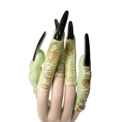 Fake Fingures with Long Nails - 10PC