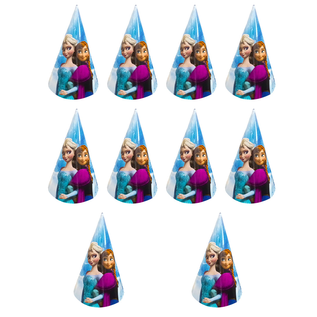 Frozen Theme Birthday Caps - 10PC