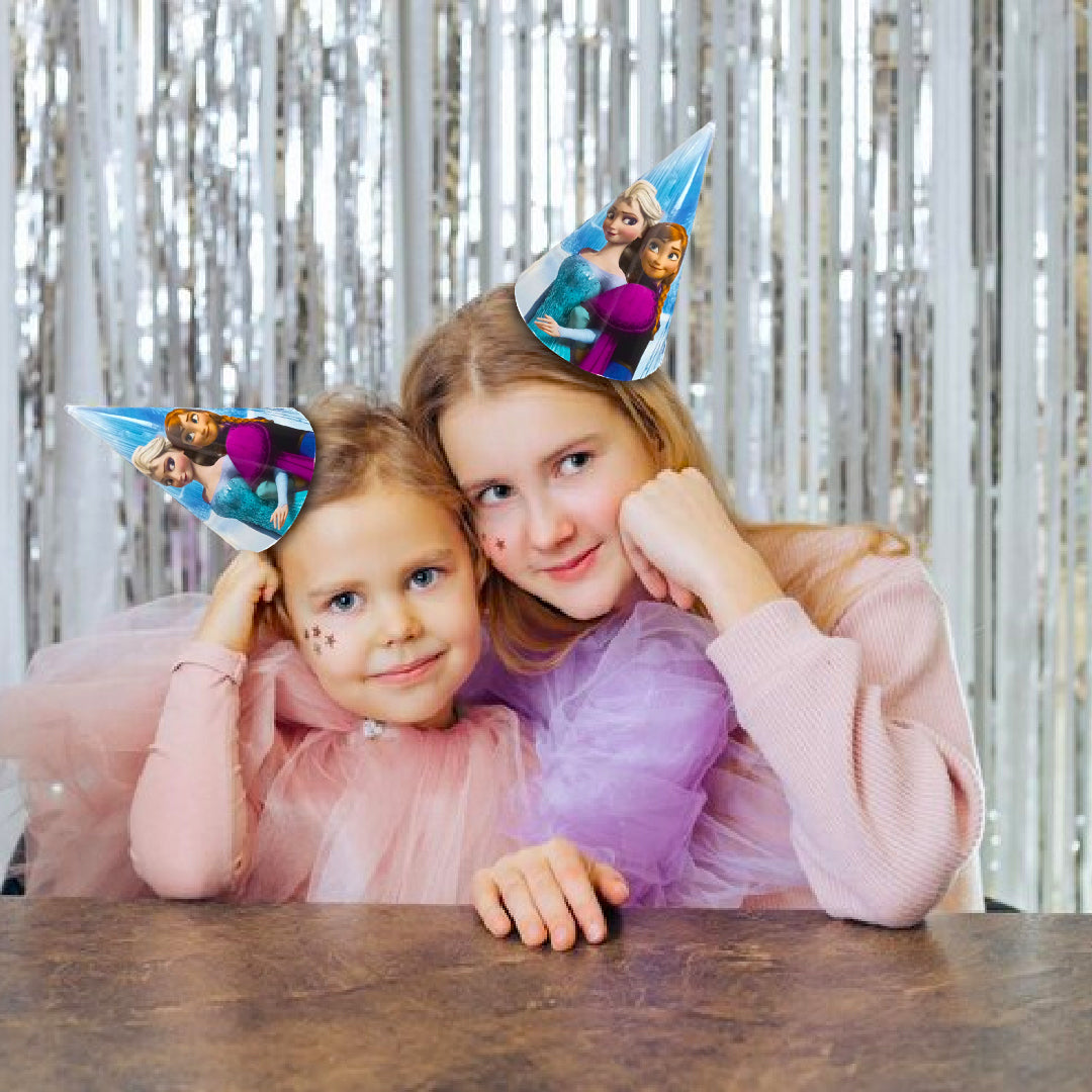 Frozen Theme Birthday Caps - 10PC
