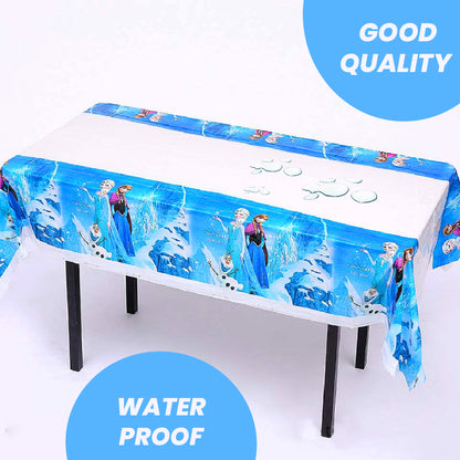 Frozen Theme Table Cover - 52 inches X 86 inches - 1PC