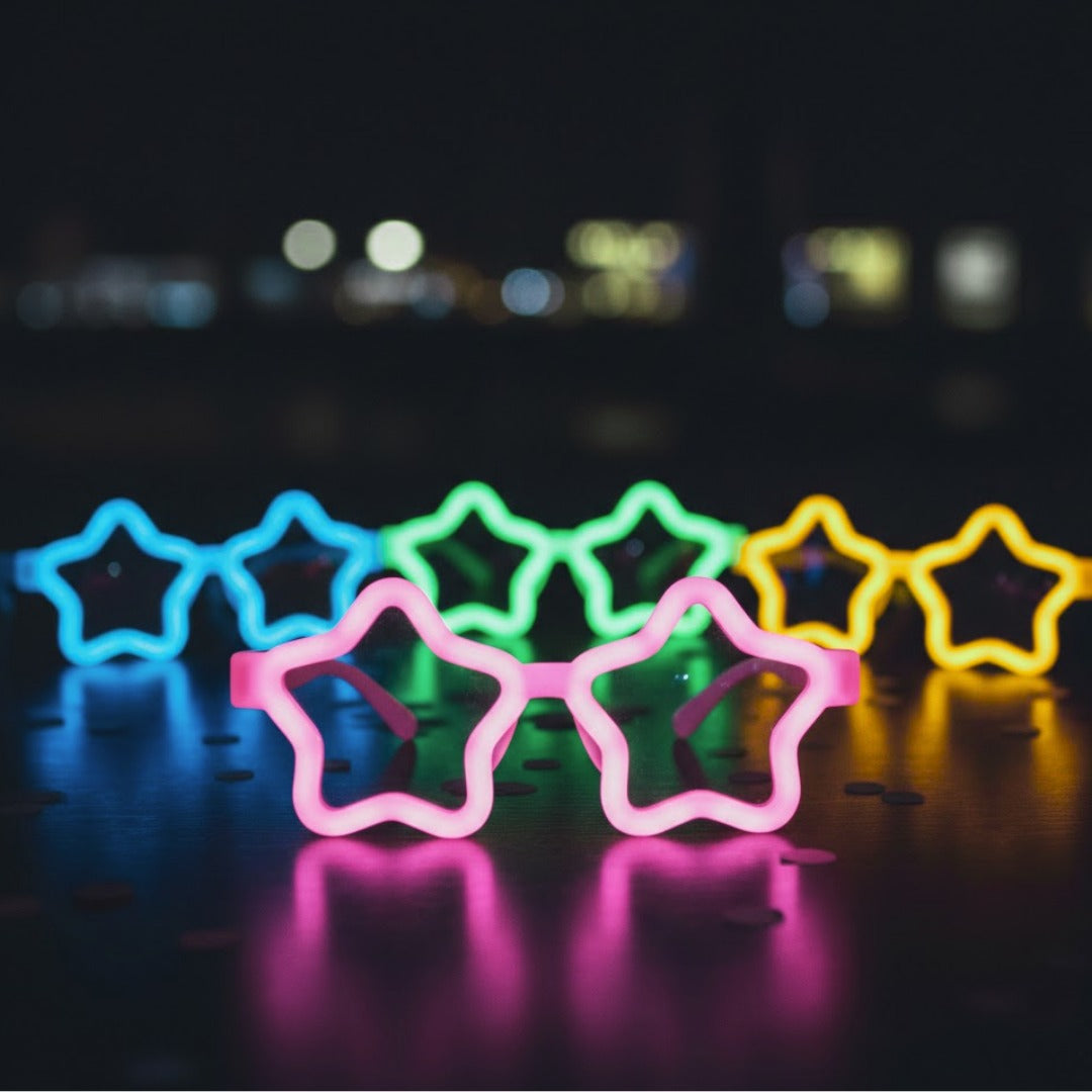 Glow in the Dark Star Shaped Shades  - 1PC