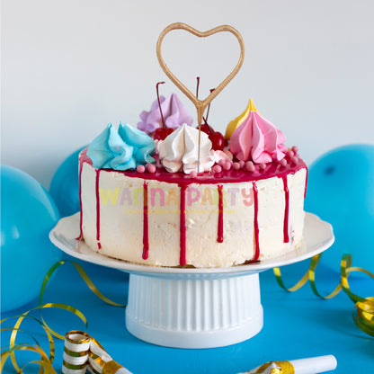 Sparkling Candle Heart Shaped