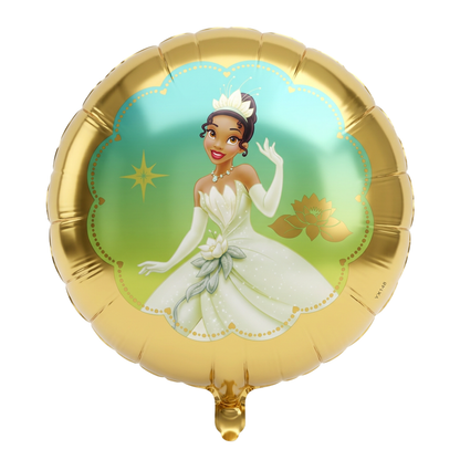 Princess Birthday Helium Filled Foil Balloon Bouquet Set of 8 | Pre-Inflated & Delivered
