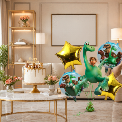 Dinosaur Theme Birthday Balloon Set - 5PC