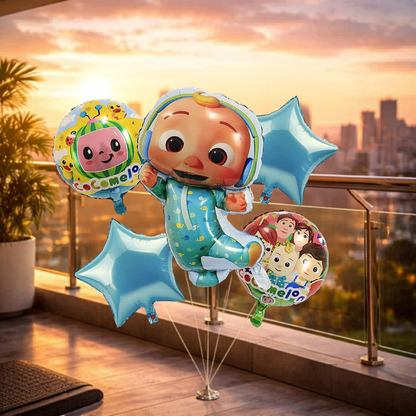 Coco Melon Kids Cartoon Theme Balloon Set of 5