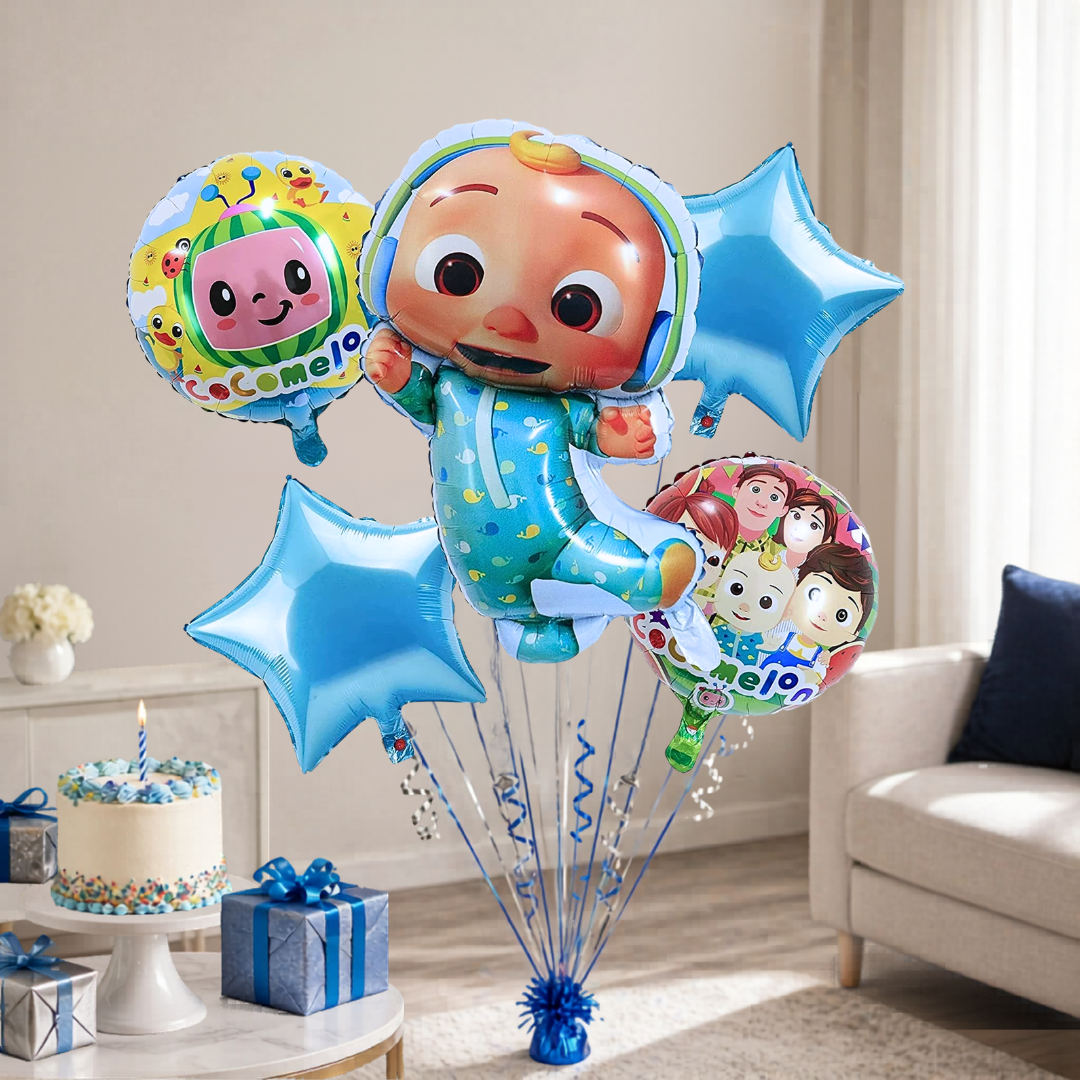Coco Melon Kids Cartoon Theme Balloon Set of 5