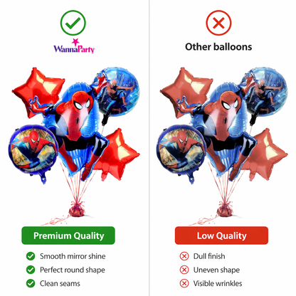 Spiderman Foil balloon Set Of 5