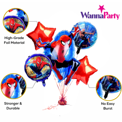 Spiderman Foil balloon Set Of 5