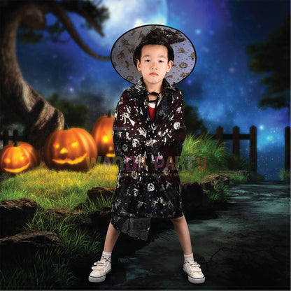 Halloween Cape Silver for Kids