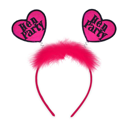 Pink Hen Party Phaped Headband 9 Inch - 1Pc