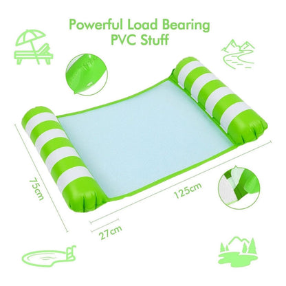 Pool Float Inflatable Pool Hammock Lounger Green - 1PC