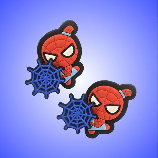 Spiderman Spinning Shoe Charms - 2PC