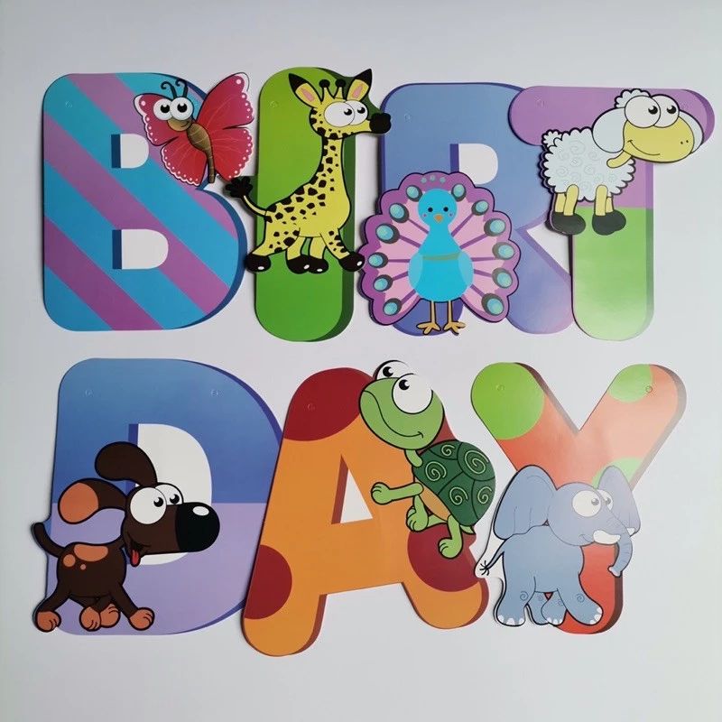 Happy Birthday Jungle Banner - 1PC