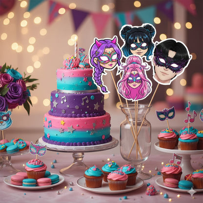 Kpop Demon Hunters Photo Props - 5PC